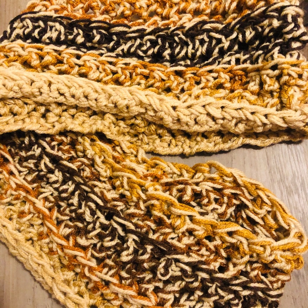 Crocheted Infinity Scarf (Handmade) - Picture 4 of 5